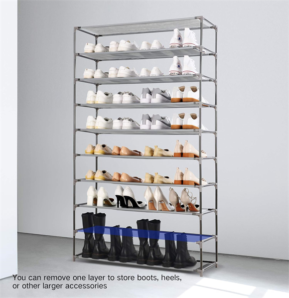 Shoe rack with cover